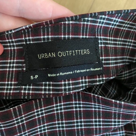 Urban Outfitters Darren Notched Plaid Mini Skirt - Picture 3 of 3